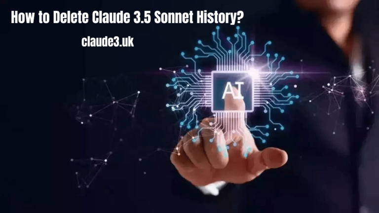 How to Delete Claude 3.5 Sonnet History