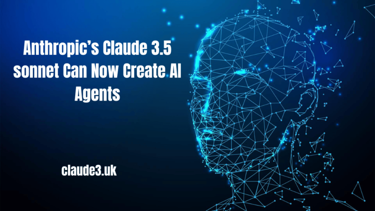 Anthropic’s Claude 3.5 Sonnet Can Now Create AI Agents