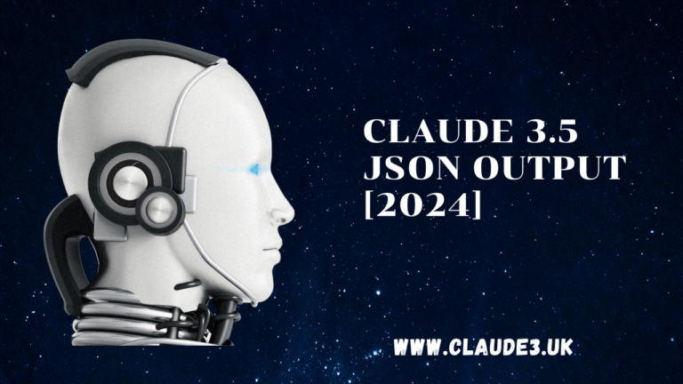 Claude 3.5 JSON Output [2024]