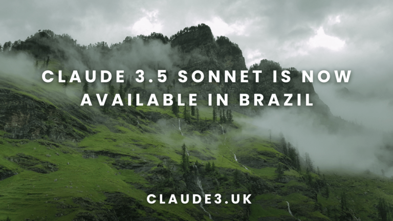 Claude 3.5 Sonnet Is Now Available In Brazil