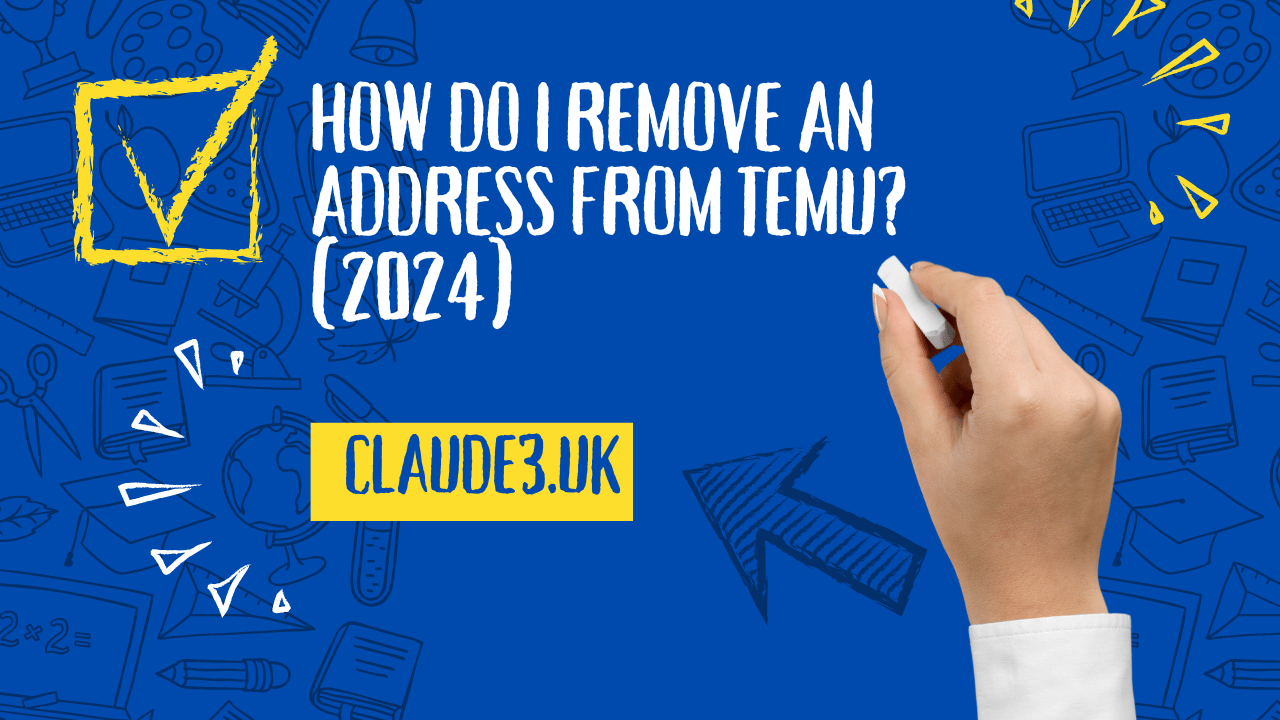 How Do I Remove an Address from TEMU? (2024)