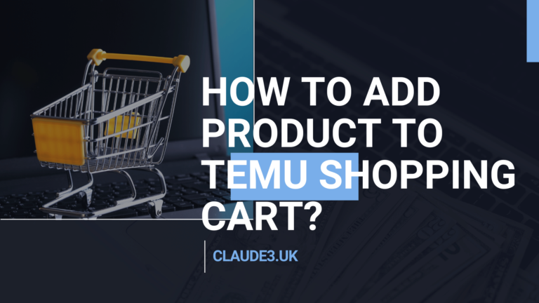 How to Add Product to TEMU Shopping Cart