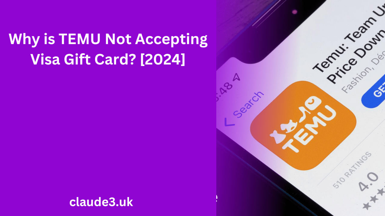 Why is TEMU Not Accepting Visa Gift Card? [2024]